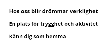 Primärt typsnitt Open Sans