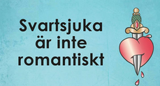 Bild med texten Svartsjuka är inte romantiskt