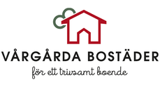 Logotyp Vårgårda bostäder. För ett trivsamt boende